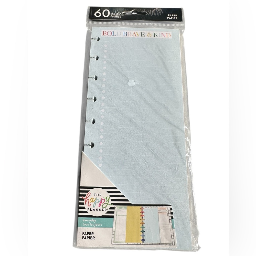 The Happy Planner Everyday 1/2 Sheet Refill Paper Pack